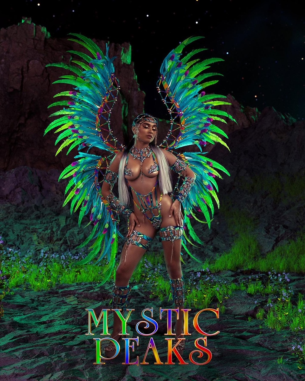 The frontline costume of GENXS' Mystic Peaks section
